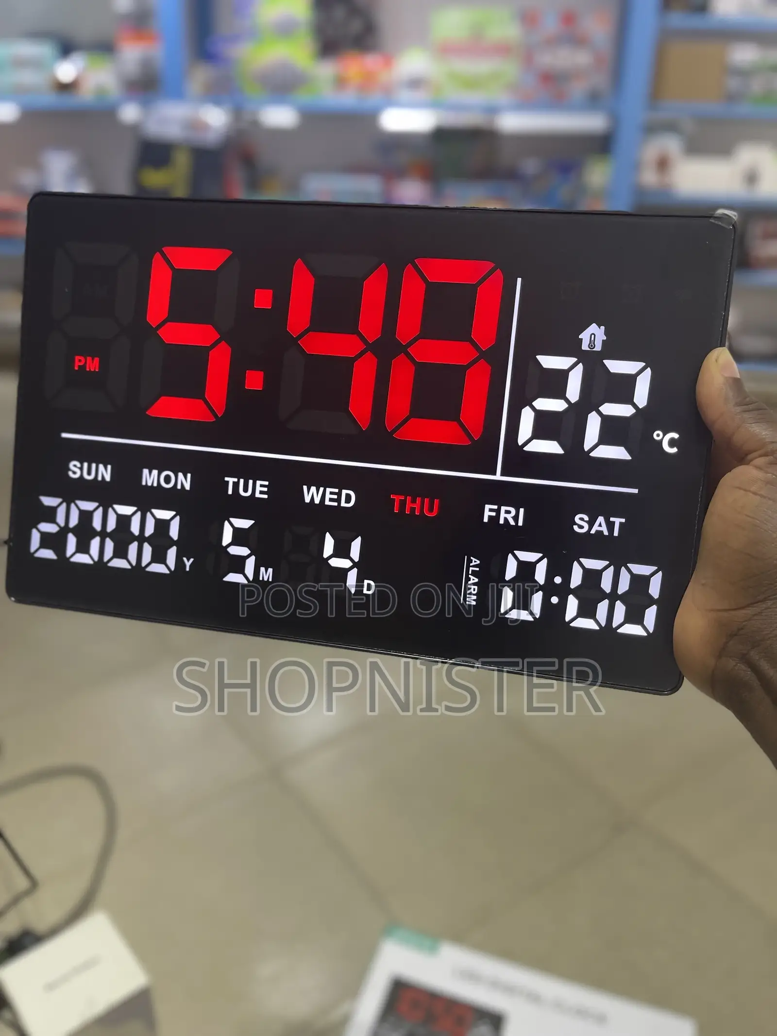 Led Display Wall Clock Electronic