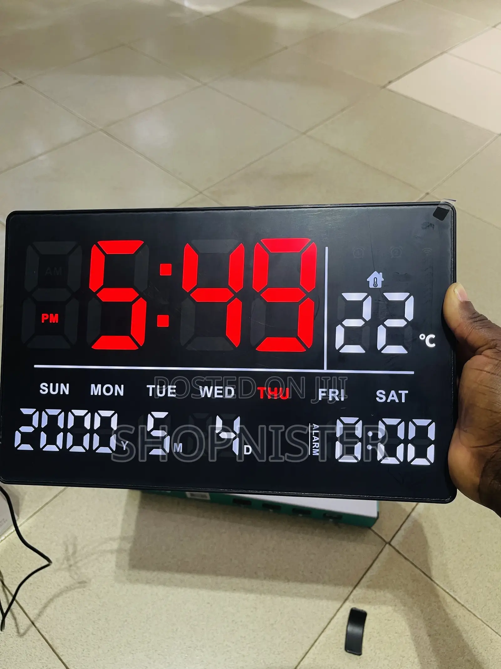 Led Display Wall Clock Electronic