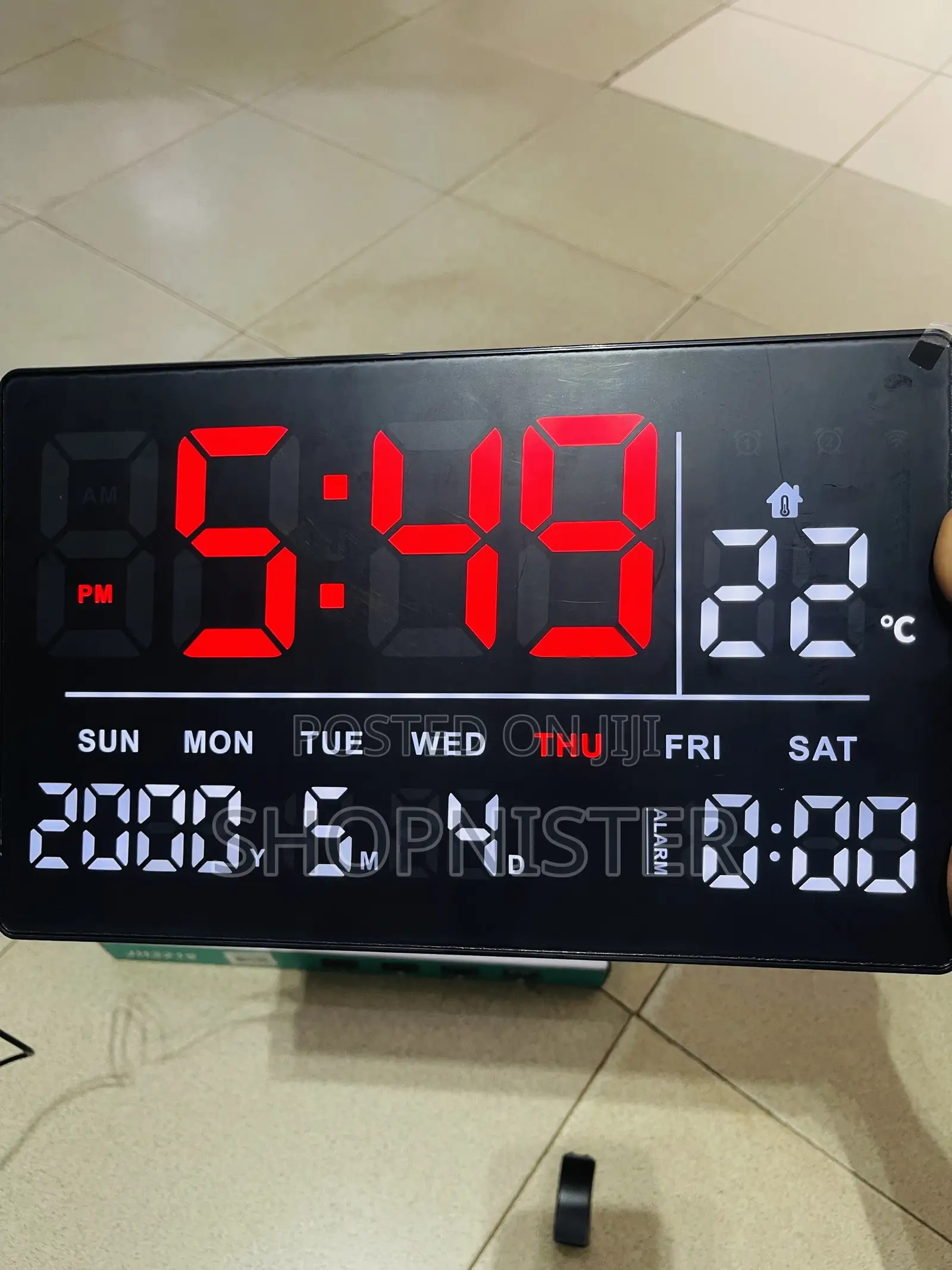 Led Display Wall Clock Electronic