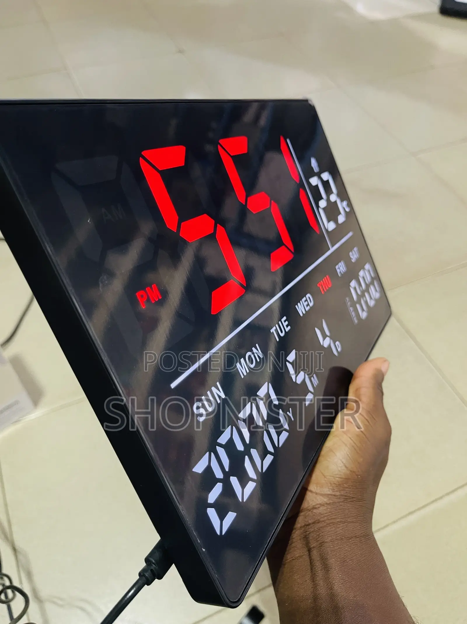 Led Display Wall Clock Electronic