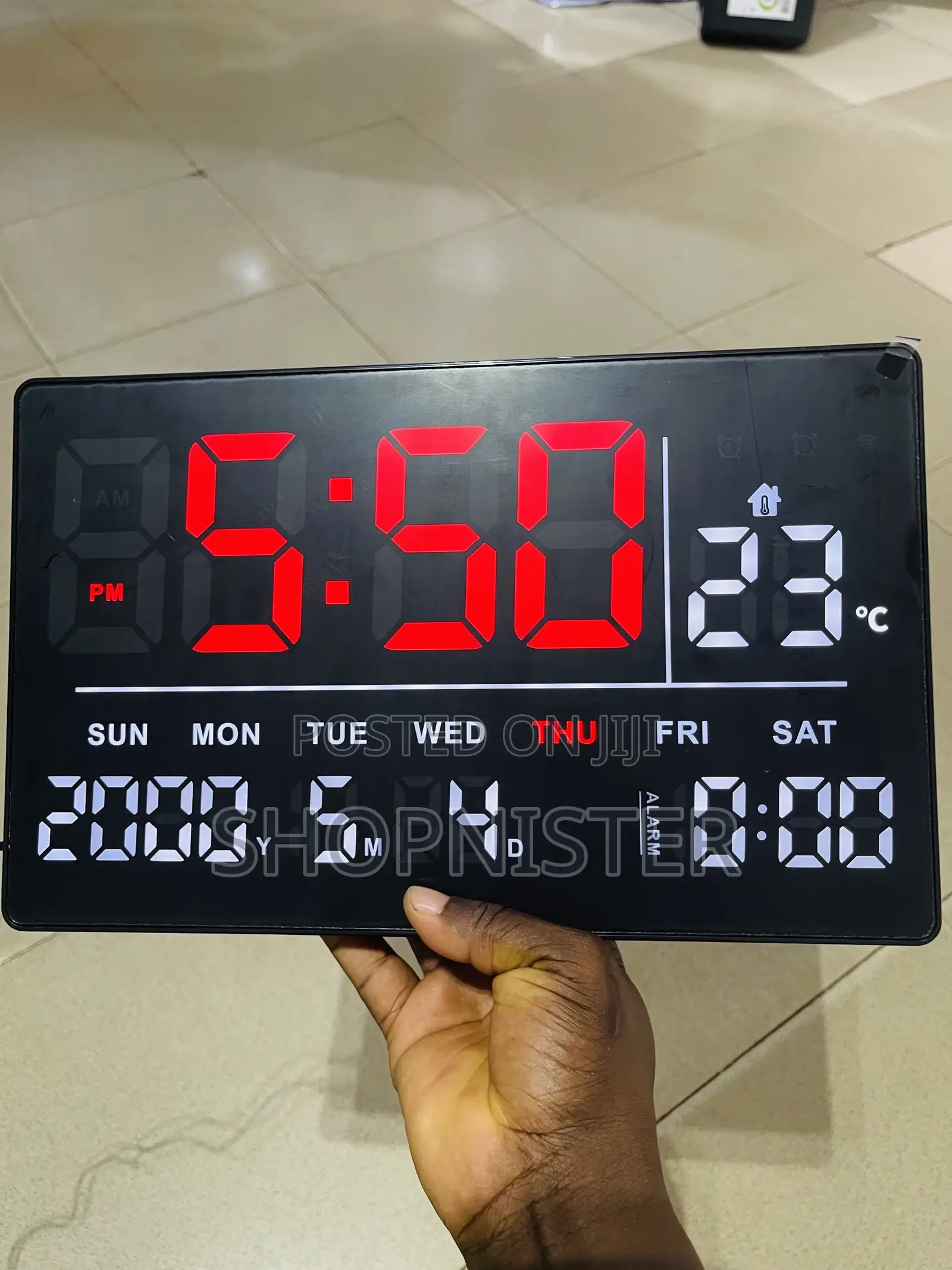 Led Display Wall Clock Electronic