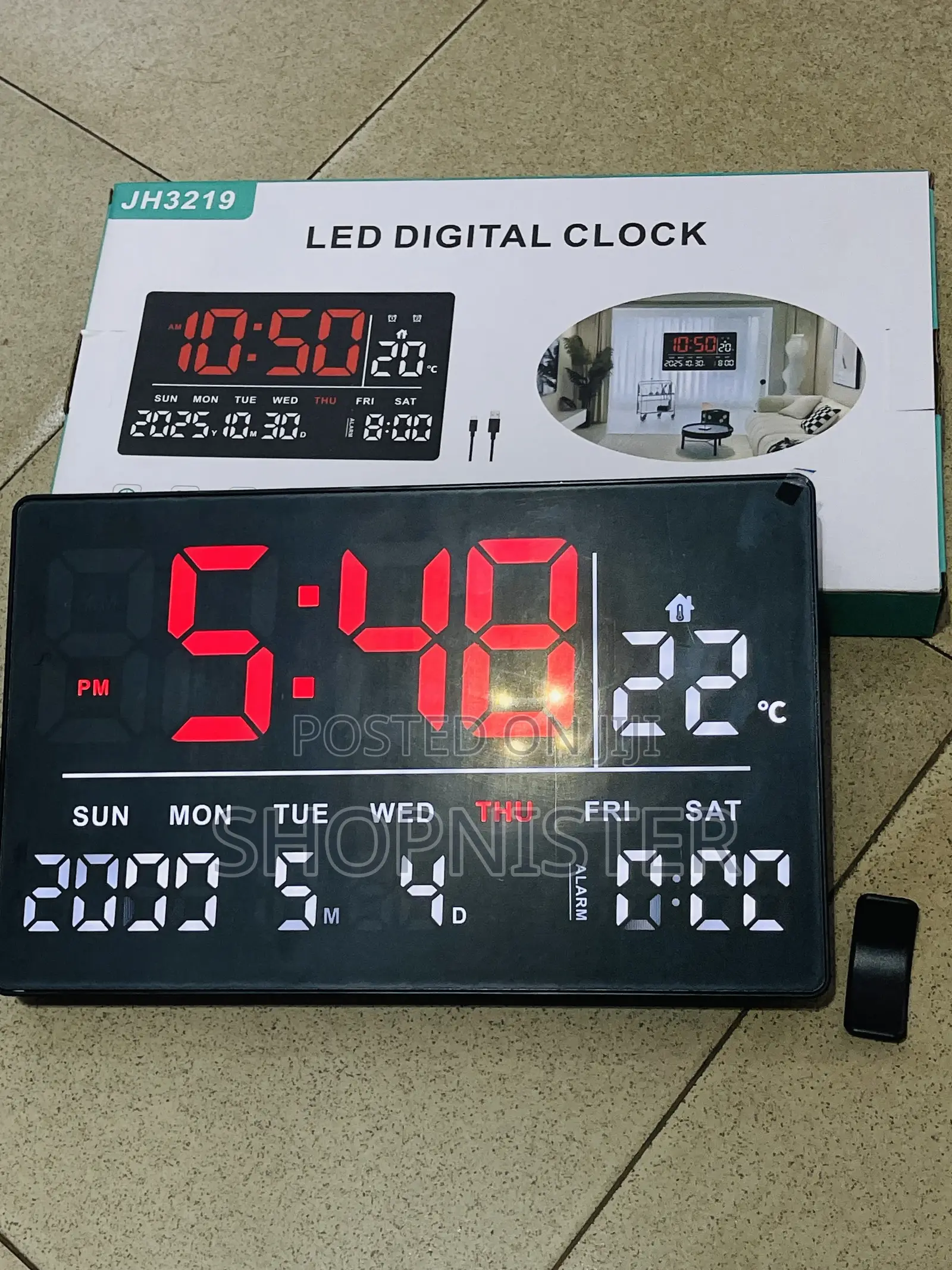 Led Display Wall Clock Electronic