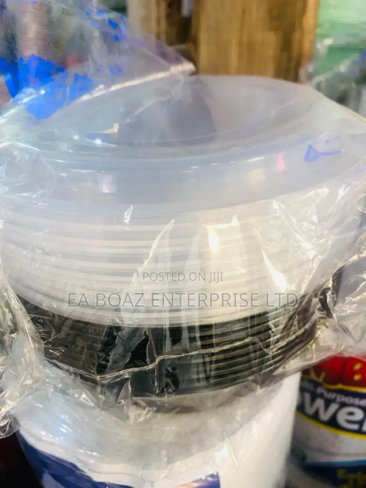 Food Container Pastries Round Plastic Bowls 10 Set