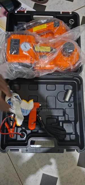 Electric Car Jack- Reliable 12v Portable Solution.