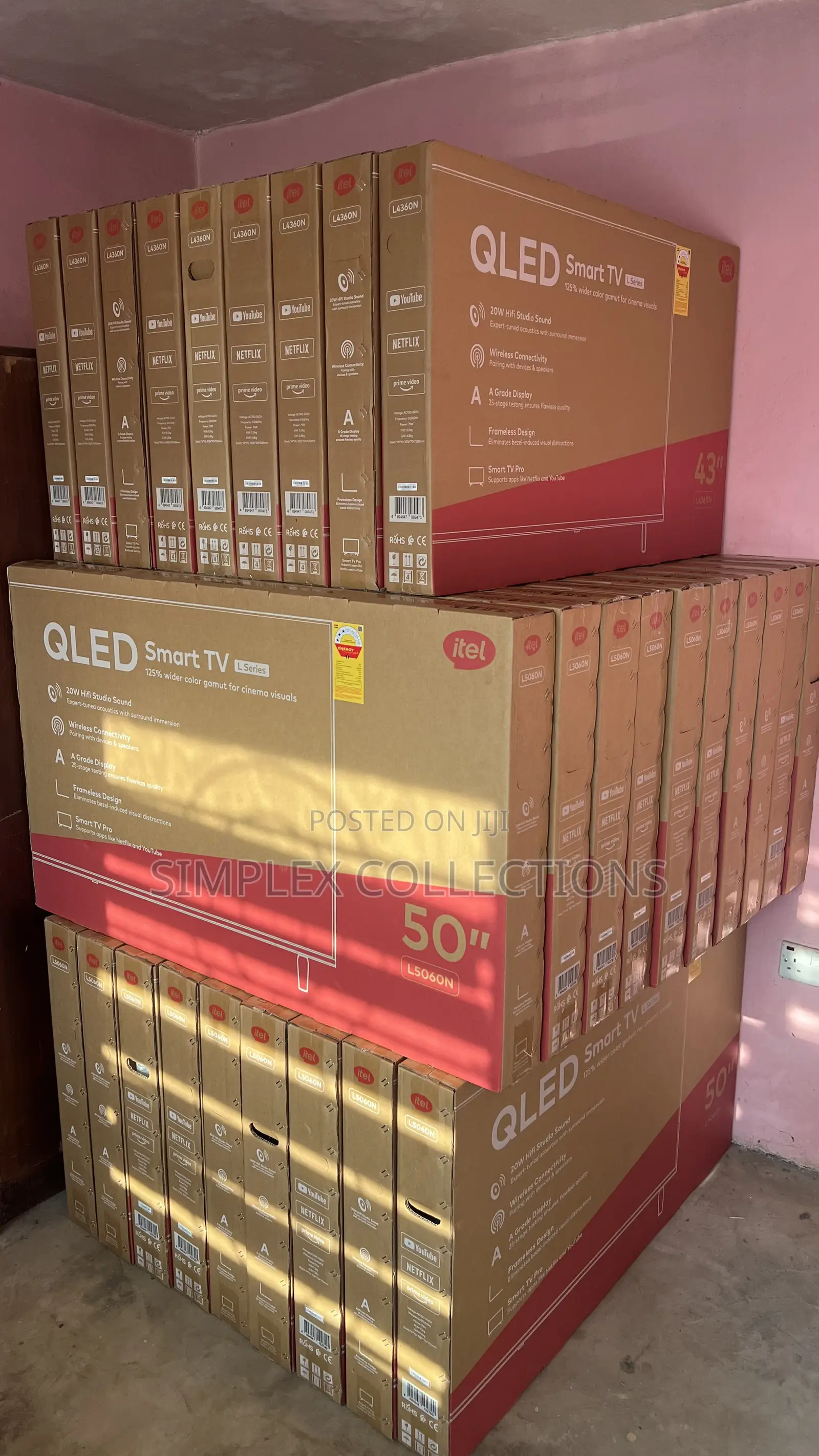 Itel Qled Smart Android Tv 50”