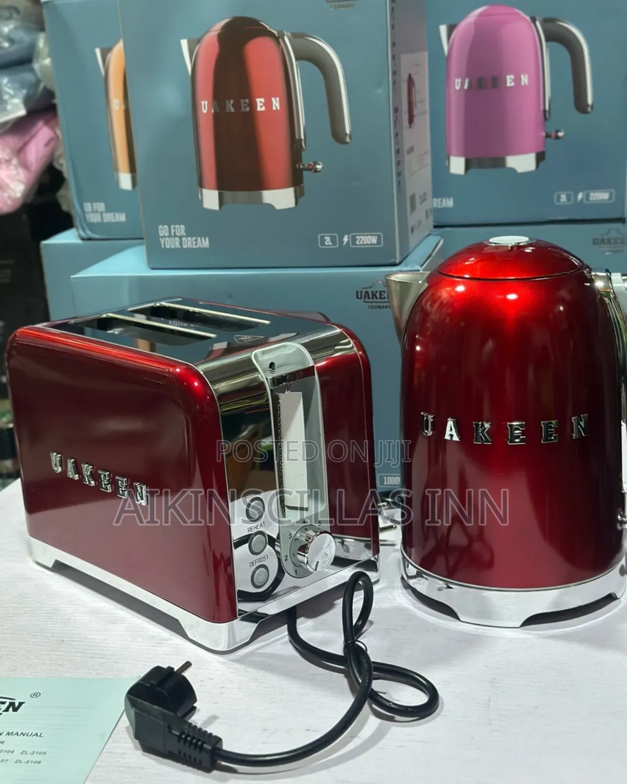 Uakeen Toaster Kettle