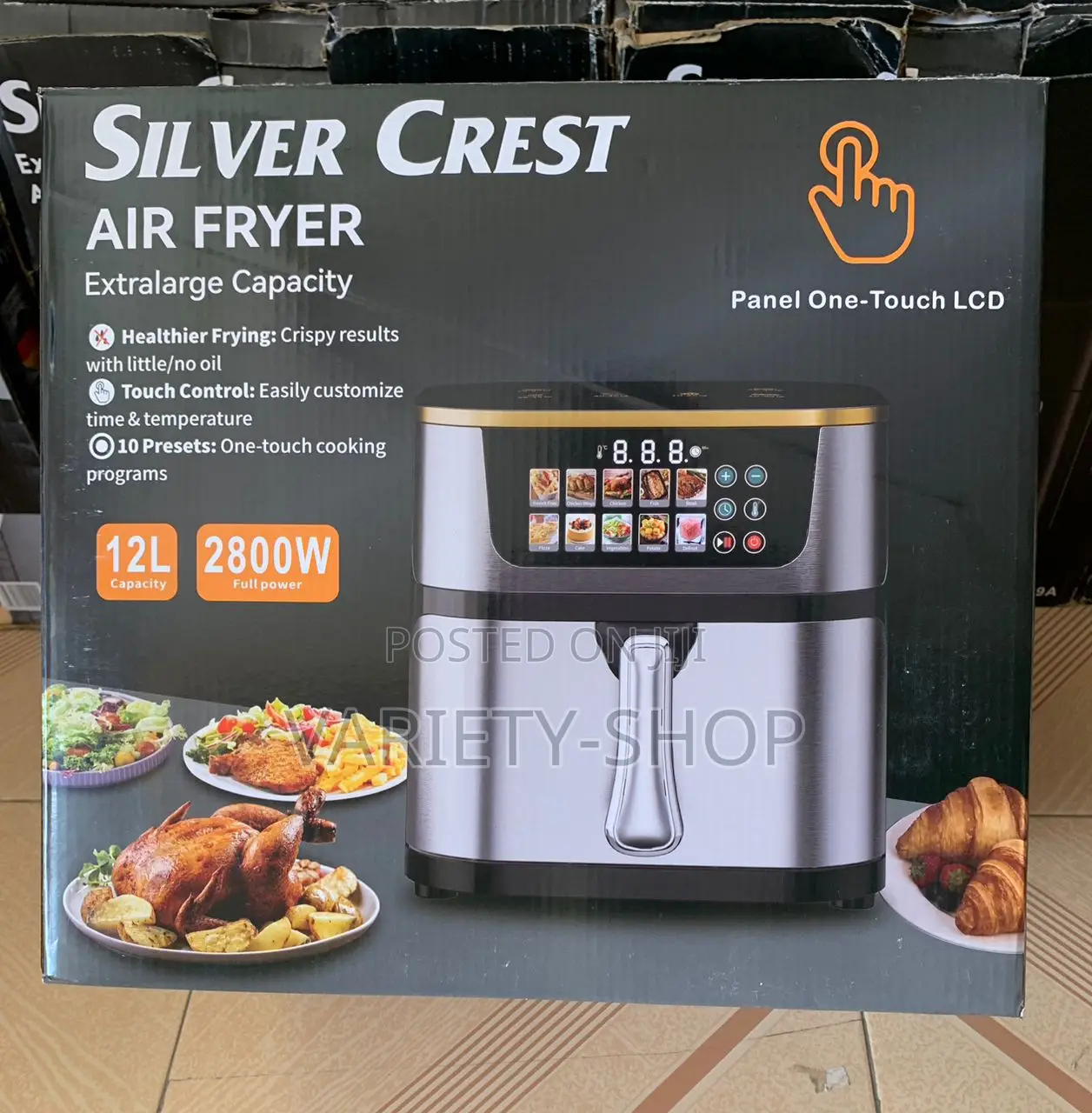 12l Digital Silver Crest Airfryer