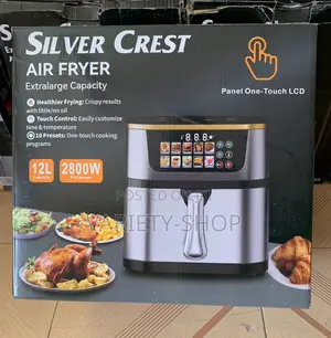 12l Digital Silver Crest Airfryer