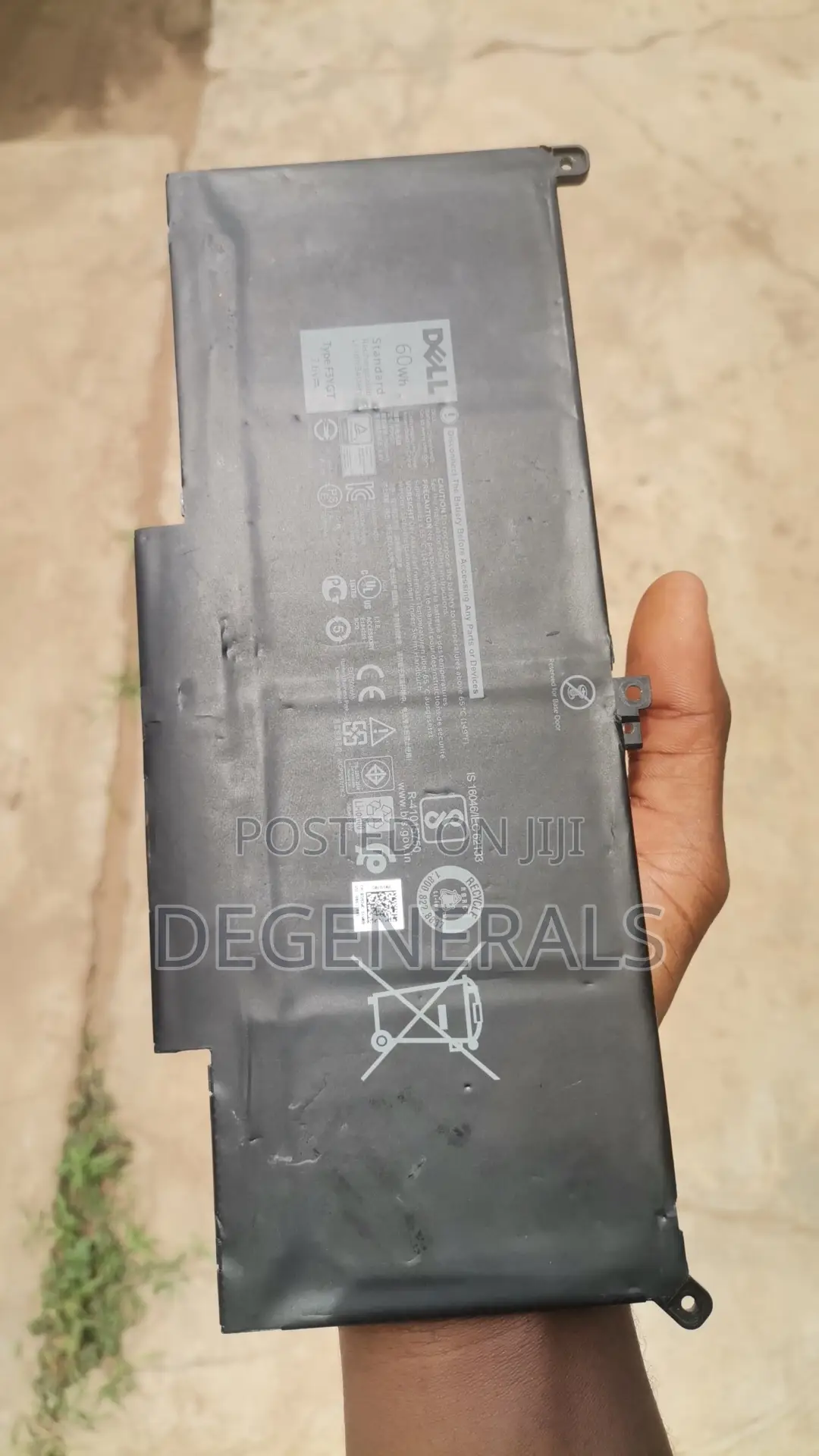 Dell Type F3ygt Designed for Dell Latitude 7280, 7290, 7380,.,.,.,