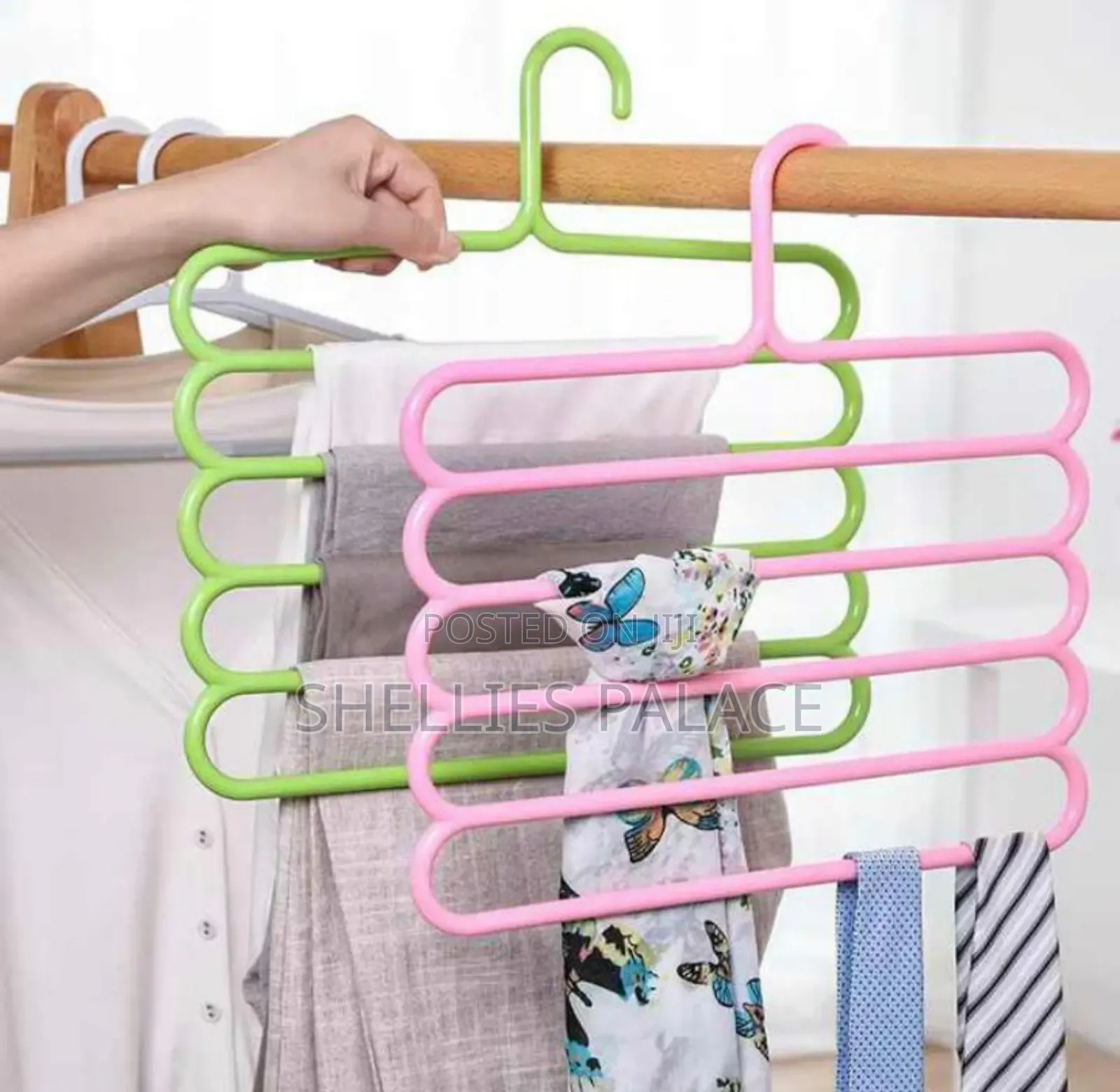 Multifunctional Magic S Shaped Multi Layer Clothing Rack