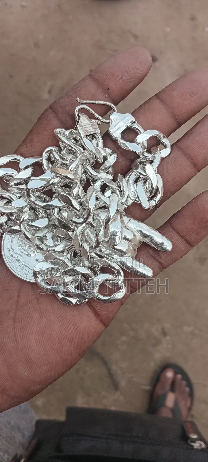 167.9 Grams Of Sliver Chain For Sell At Cool Price