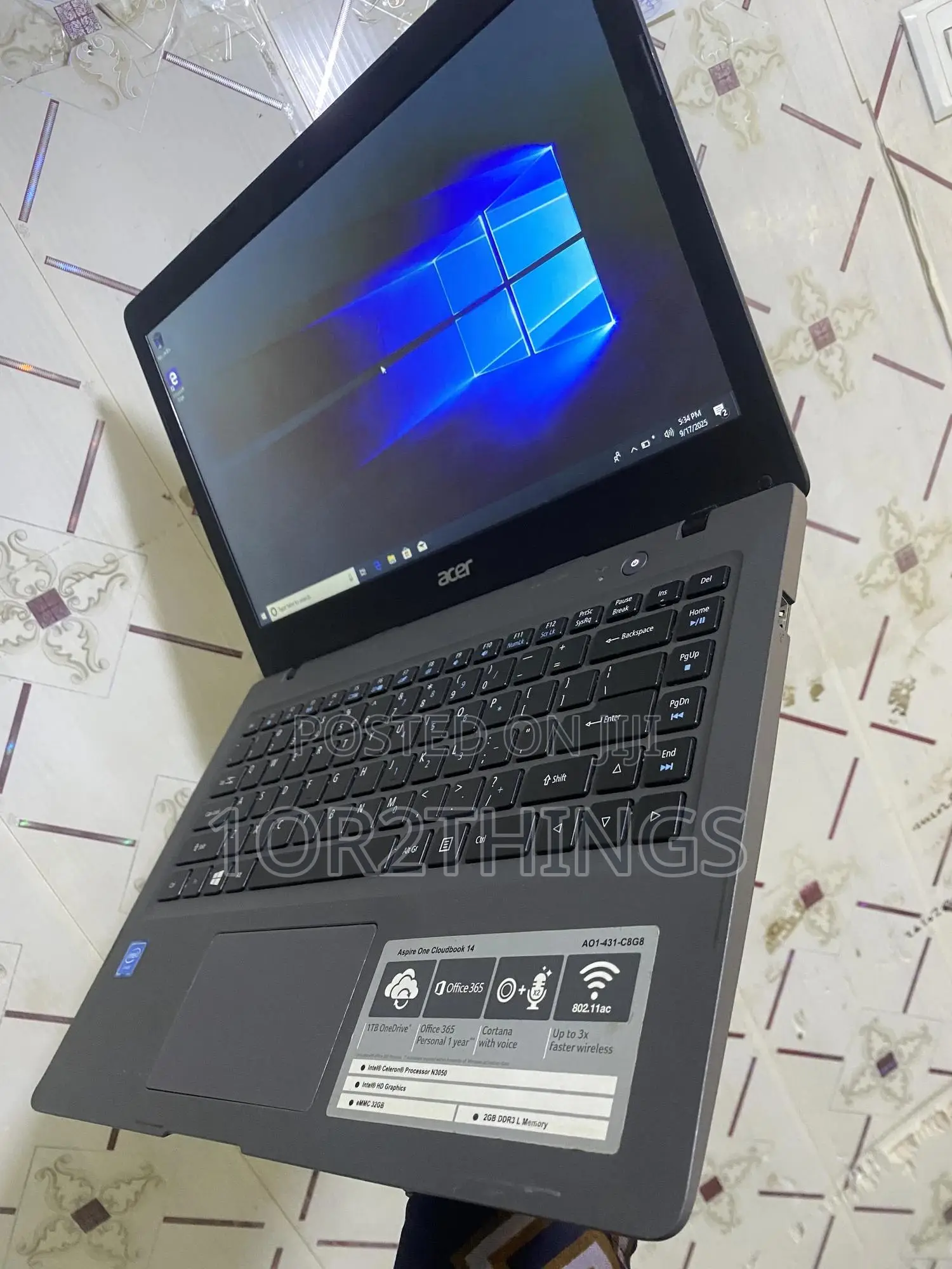 Laptop Acer 2GB Intel SSD 32GB