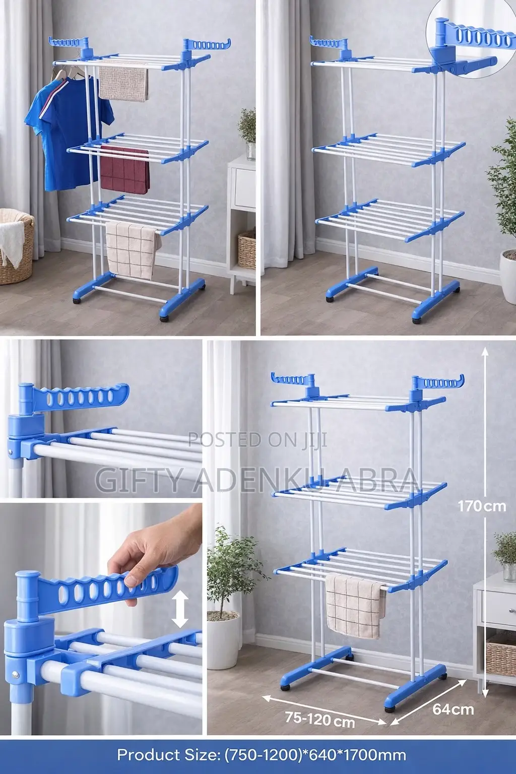 Three Layers Cloth Rack
