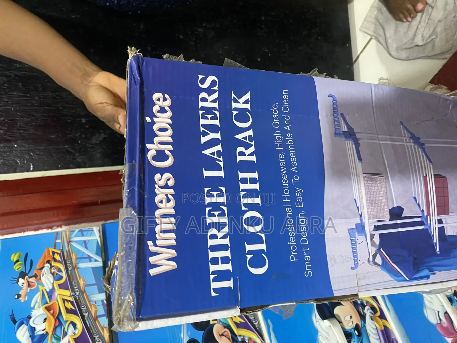Three Layers Cloth Rack