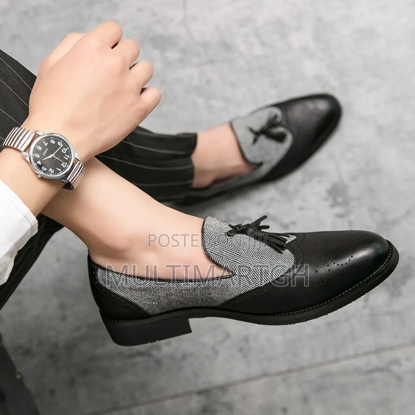 Men's Leather Tassel Loafers