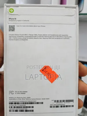 New Apple iPhone 16 128 GB Pink