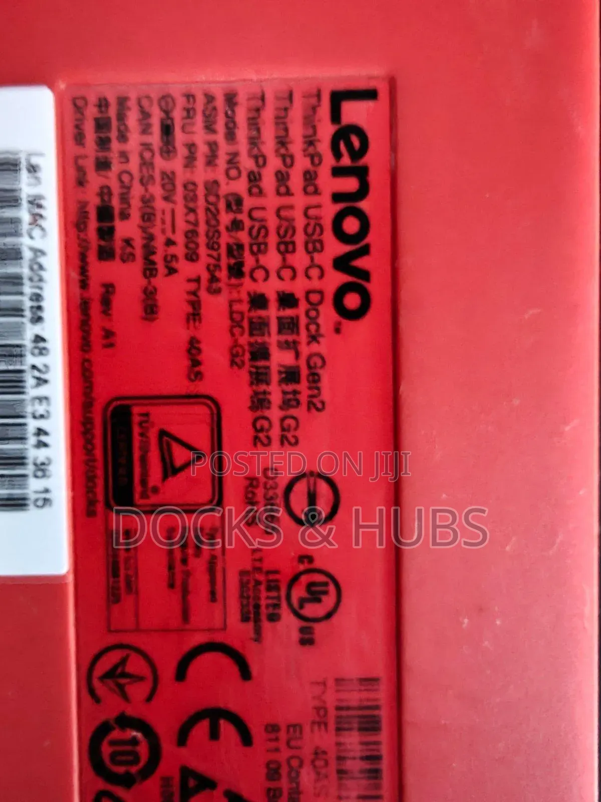 Lenovo Thinkpad Usb-c Dock Gen 2 (Ldc-g2)
