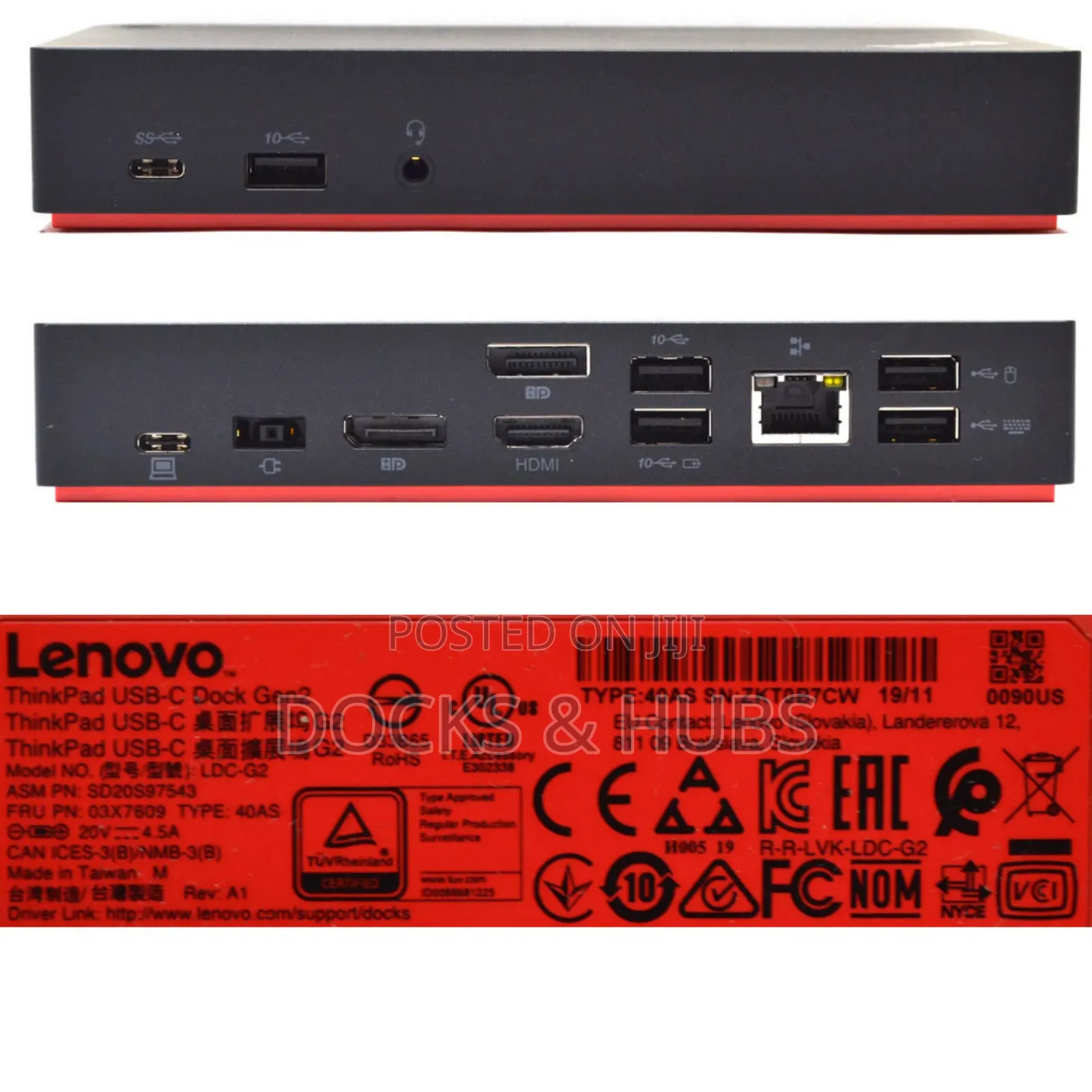 Lenovo Thinkpad Usb-c Dock Gen 2 (Ldc-g2)