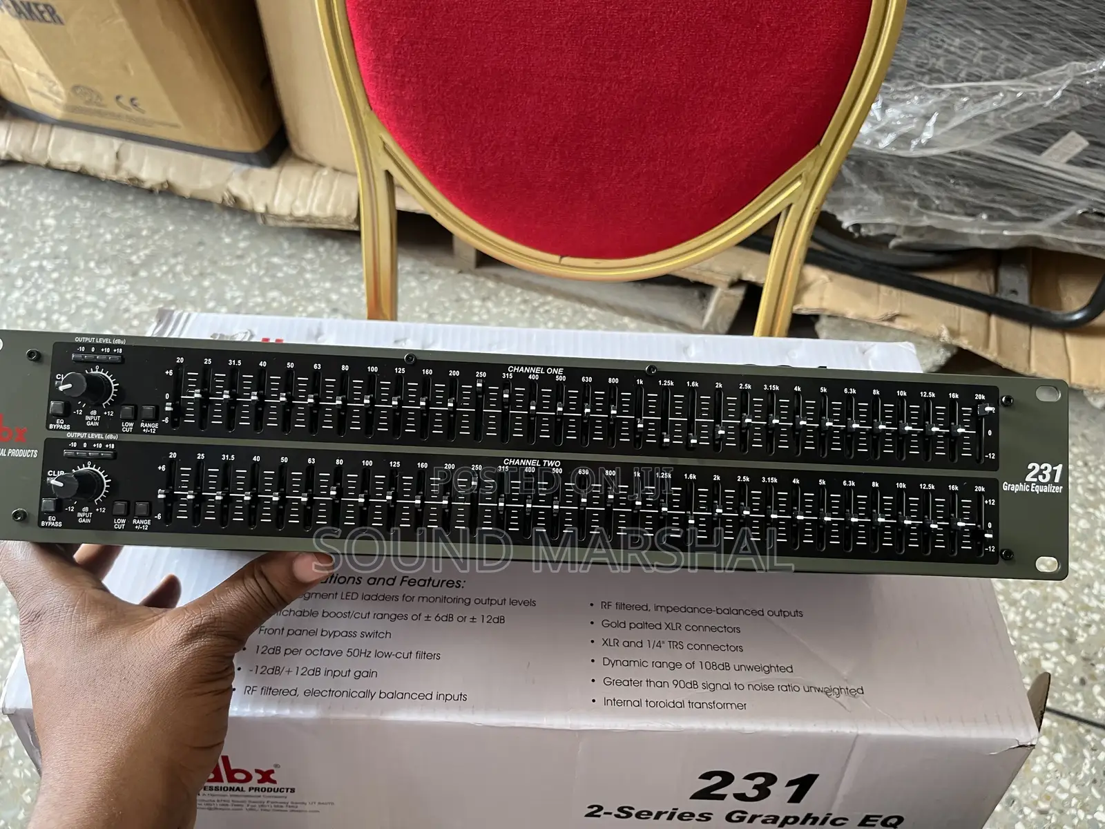 DBX 231 Dual Graphic Equalizer