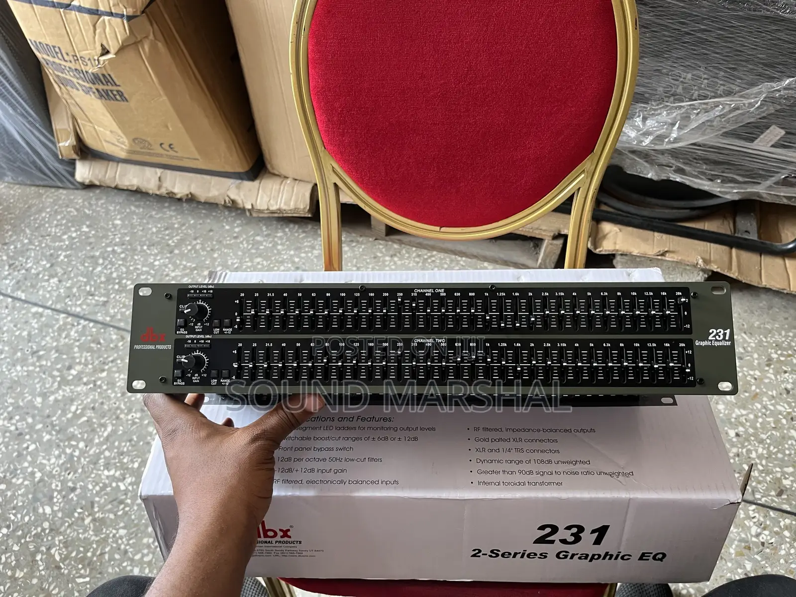 DBX 231 Dual Graphic Equalizer