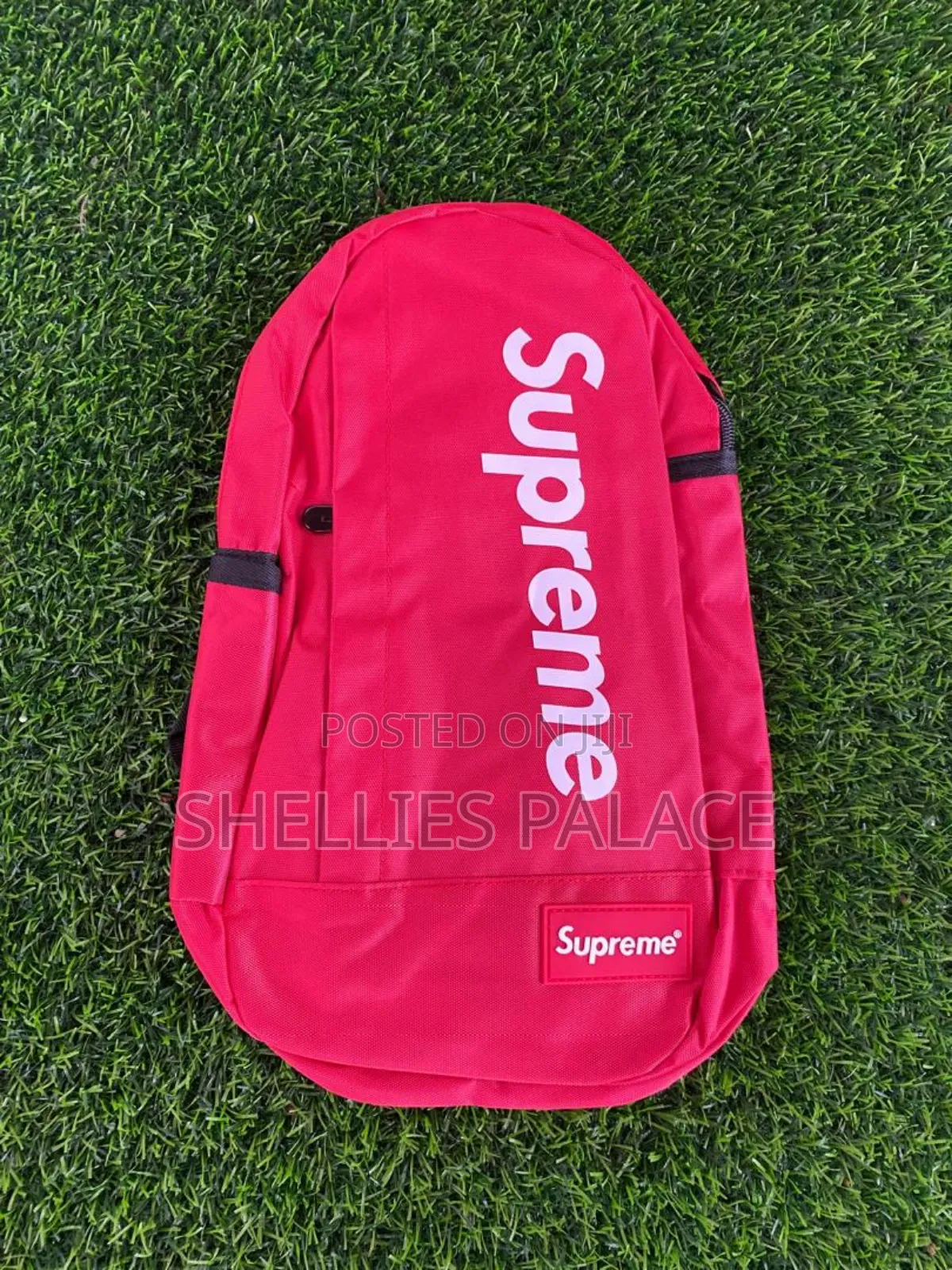 Sup Red Color Fashion Pure Inclined Shoulder Men Chest Bag