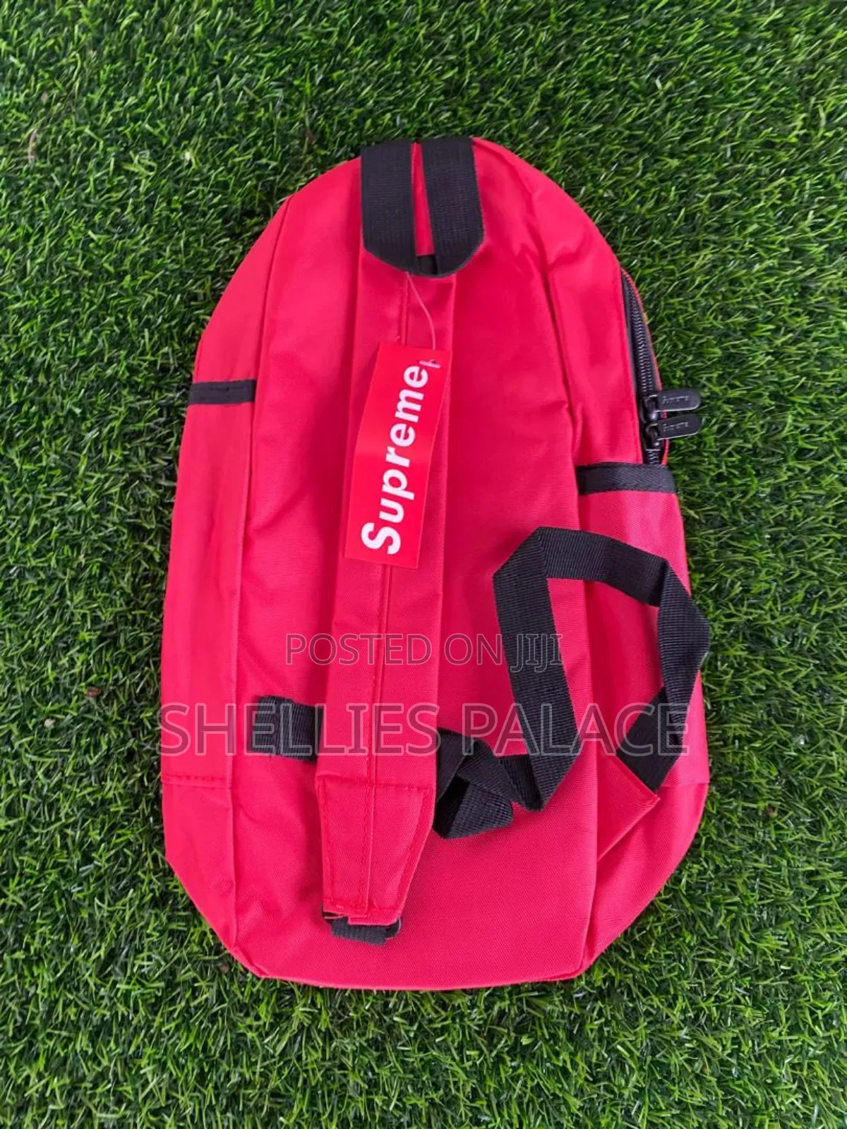 Sup Red Color Fashion Pure Inclined Shoulder Men Chest Bag