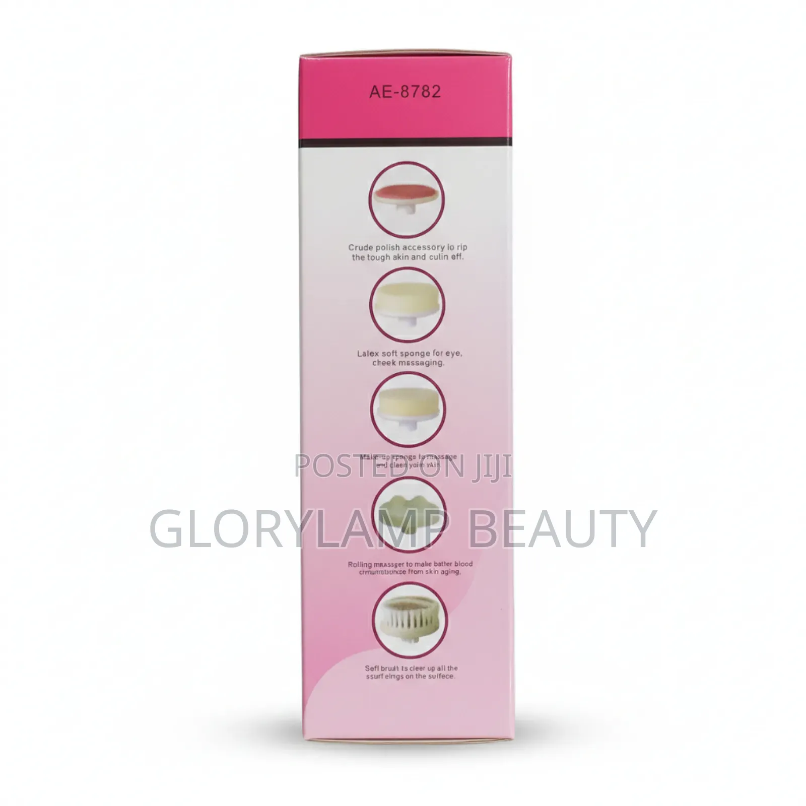 5-in-1 Electric Facial Cleansing Brush Beauty Care Massager