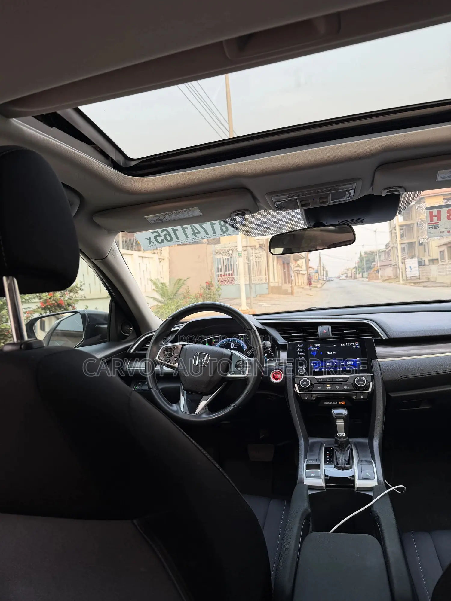 Honda Civic EX Sedan 2020 Black