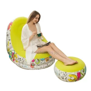 Inflatable Comfort Sofa With Foot Rest