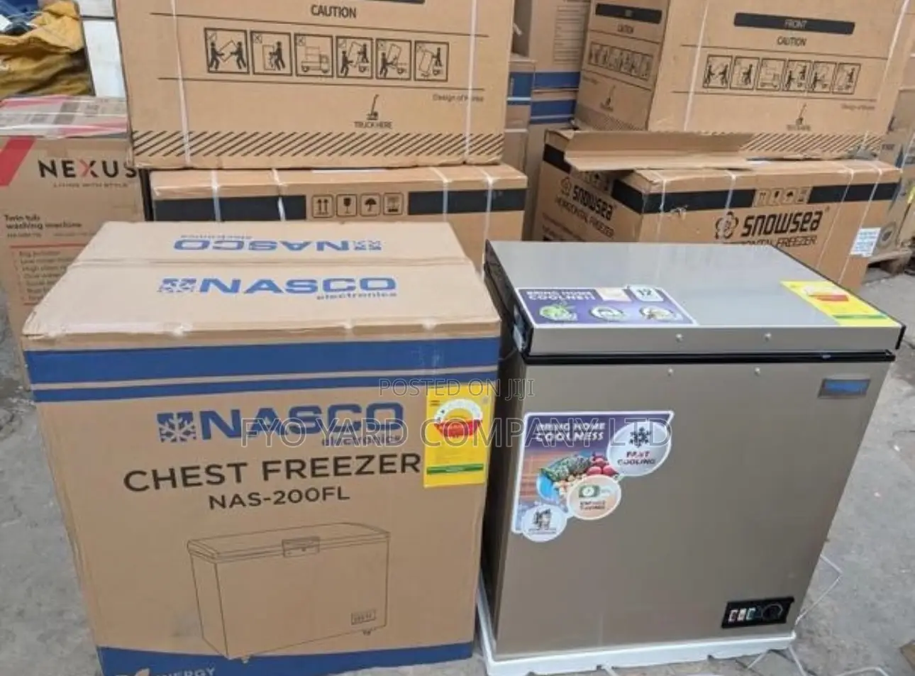 Extra Cooling Nasco 150liters Classic Design Fast Cooling Freezer
