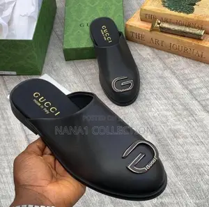 Men’S Gucci Half Shoes “Black”