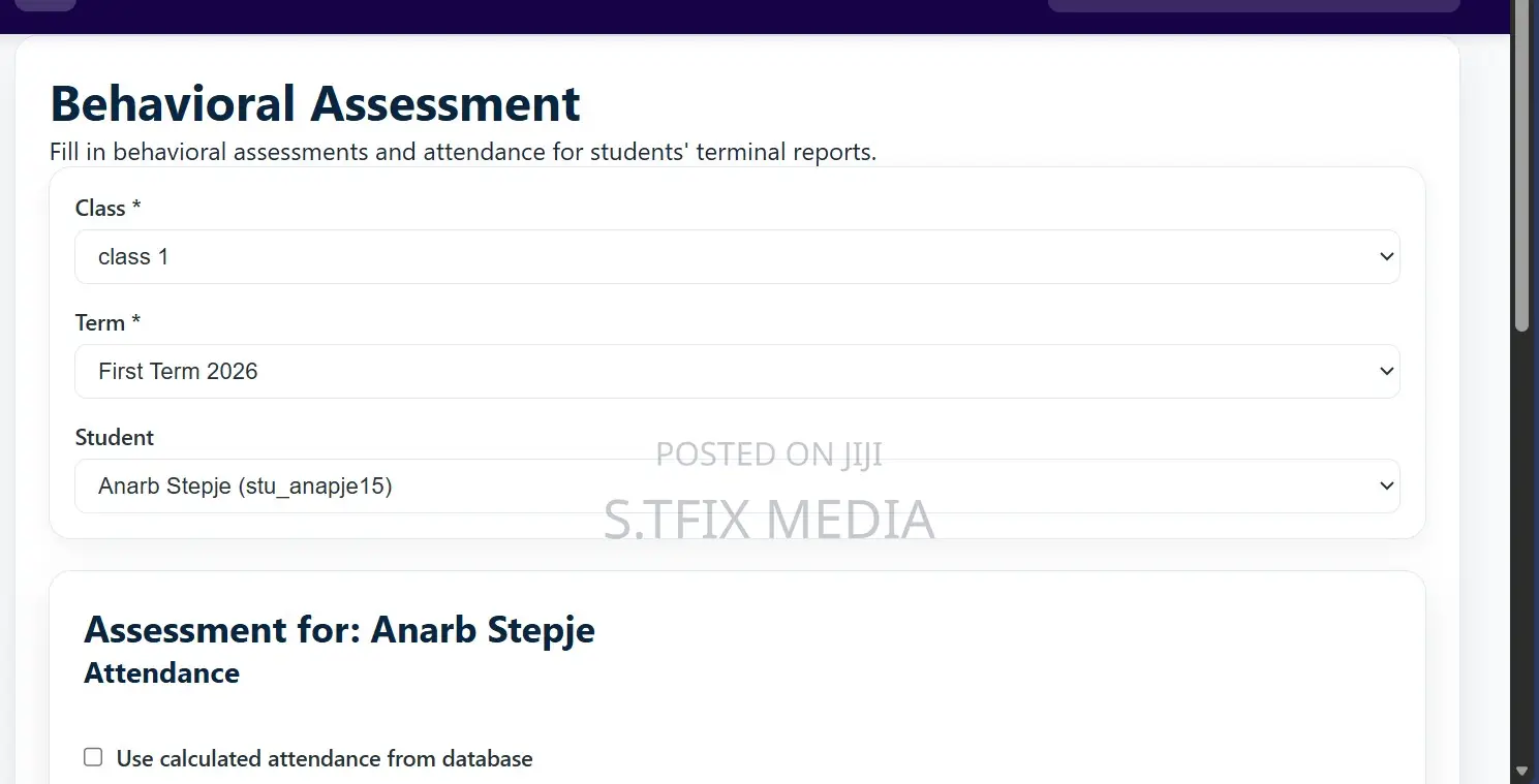 Advance Terminal Report and School Management Software.Premium Version