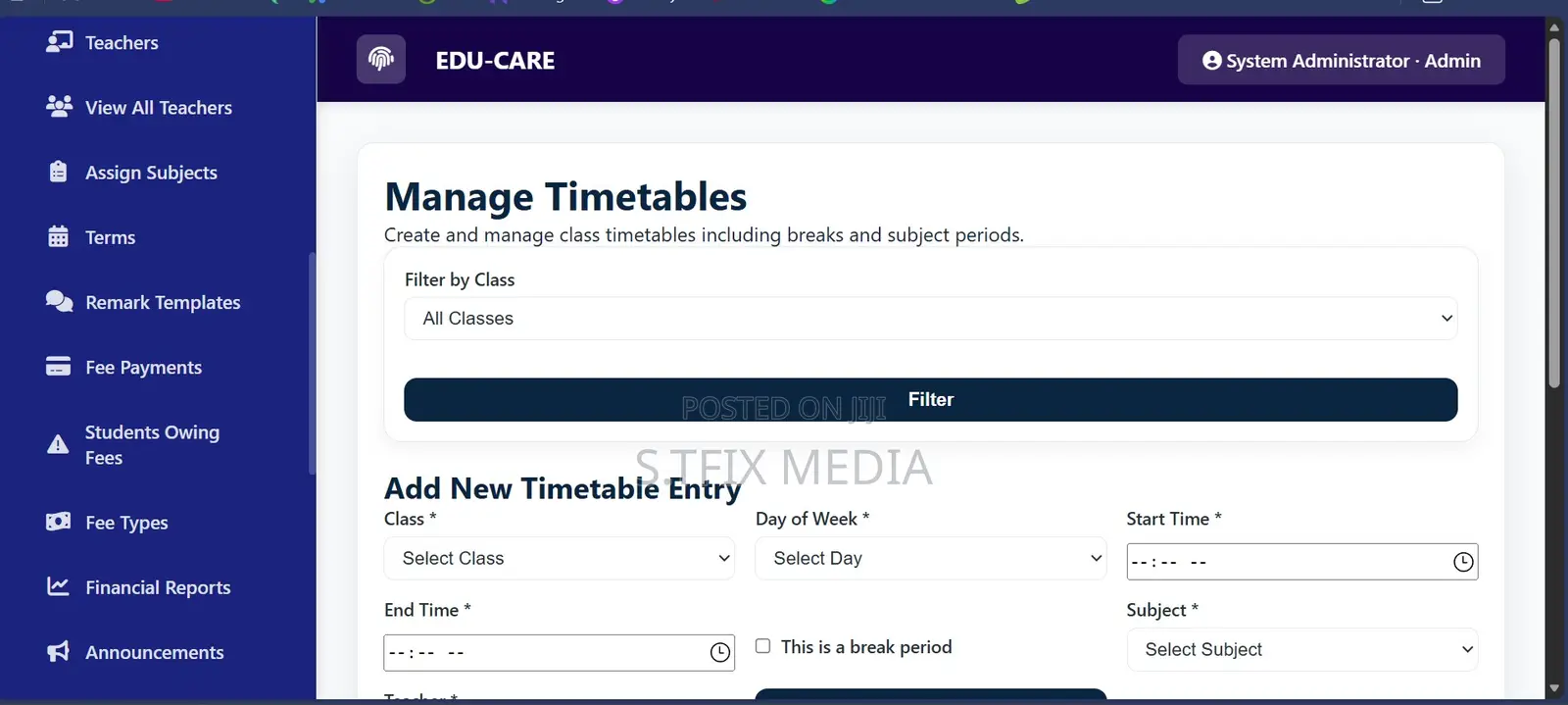 Advance Terminal Report and School Management Software.Premium Version