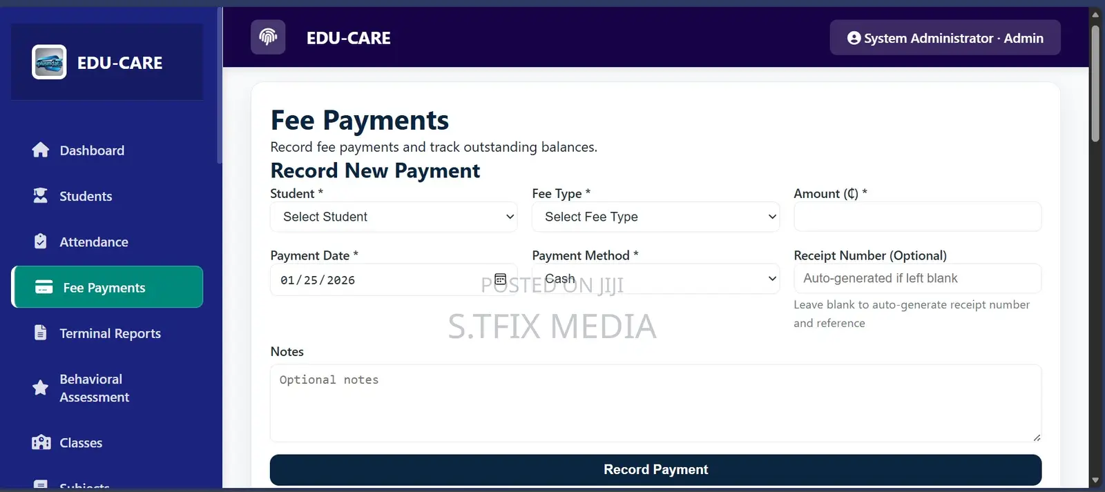 Advance Terminal Report and School Management Software.Premium Version