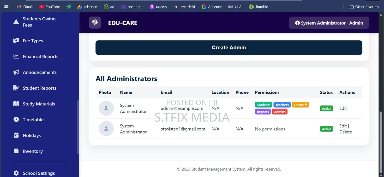 Advance Terminal Report and School Management Software.Premium Version