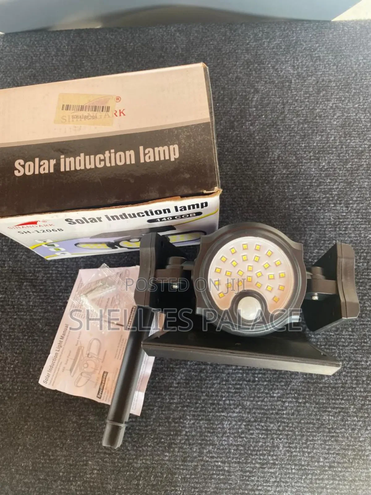 112 Led Outdoor Solar Lights Three Head Lighting Lawn Ground