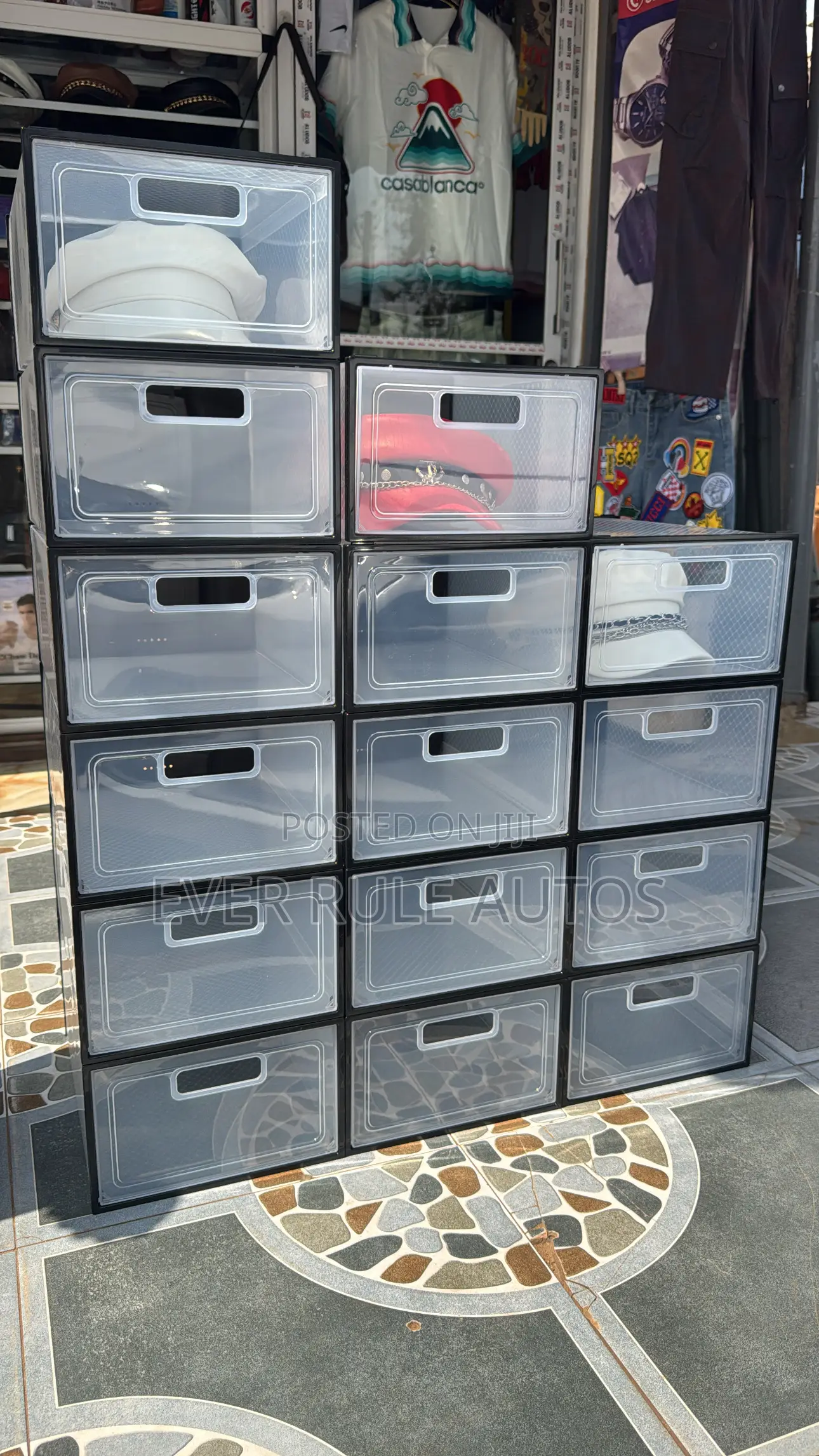 Transparent Shoe Box