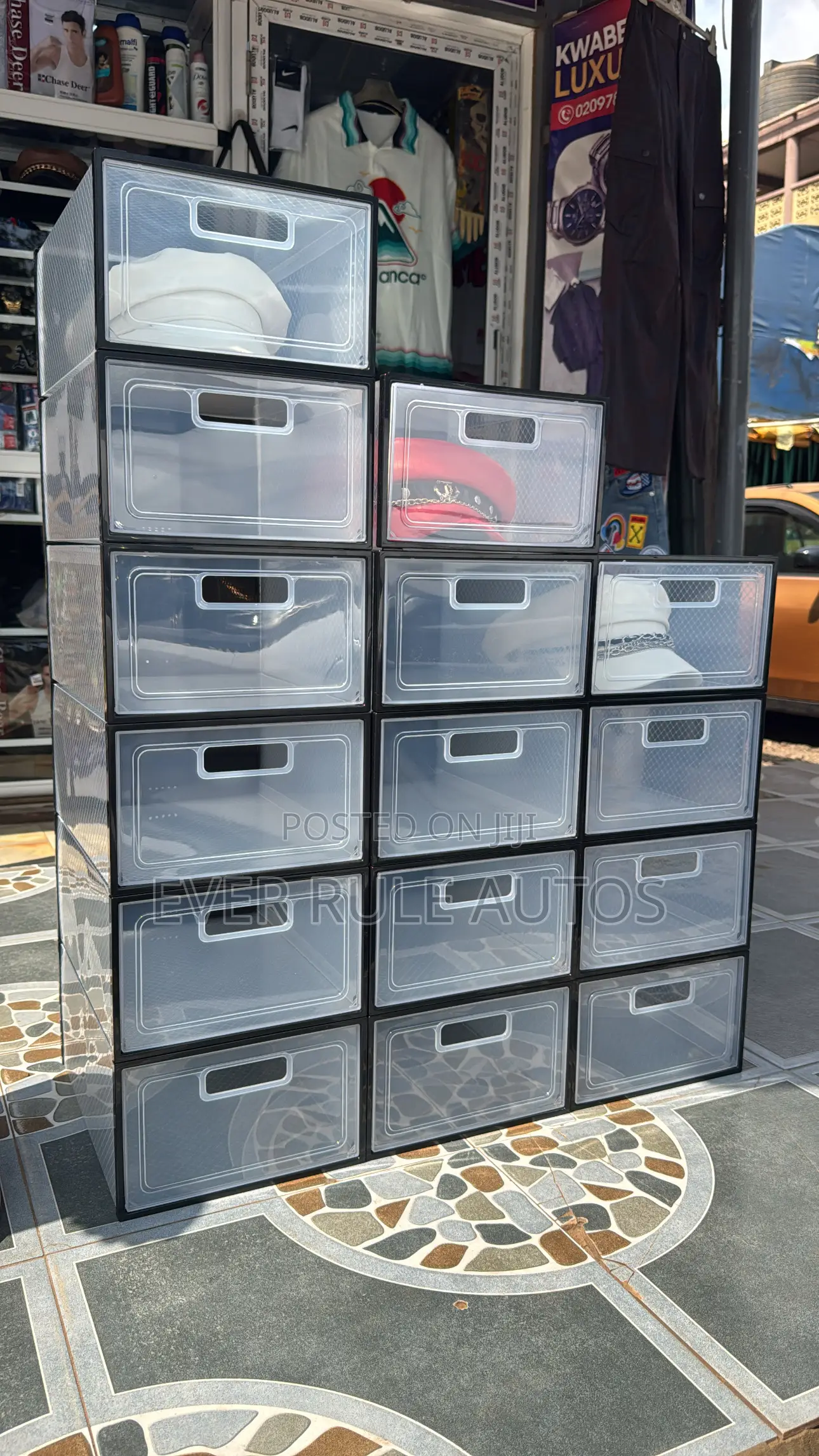Transparent Shoe Box