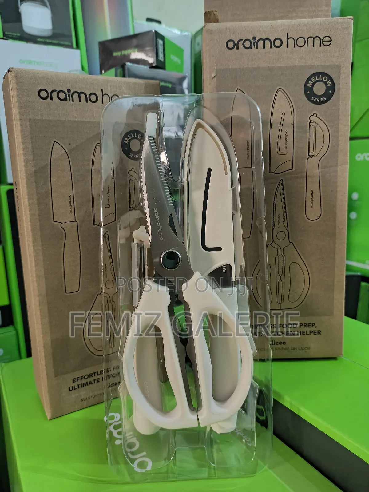 Oraimo Sliceo 3-Piece Carbon Steel Kitchen Set