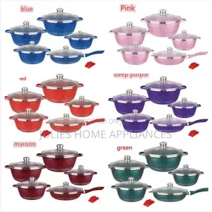 12pcs Granite Nonstick Cookware