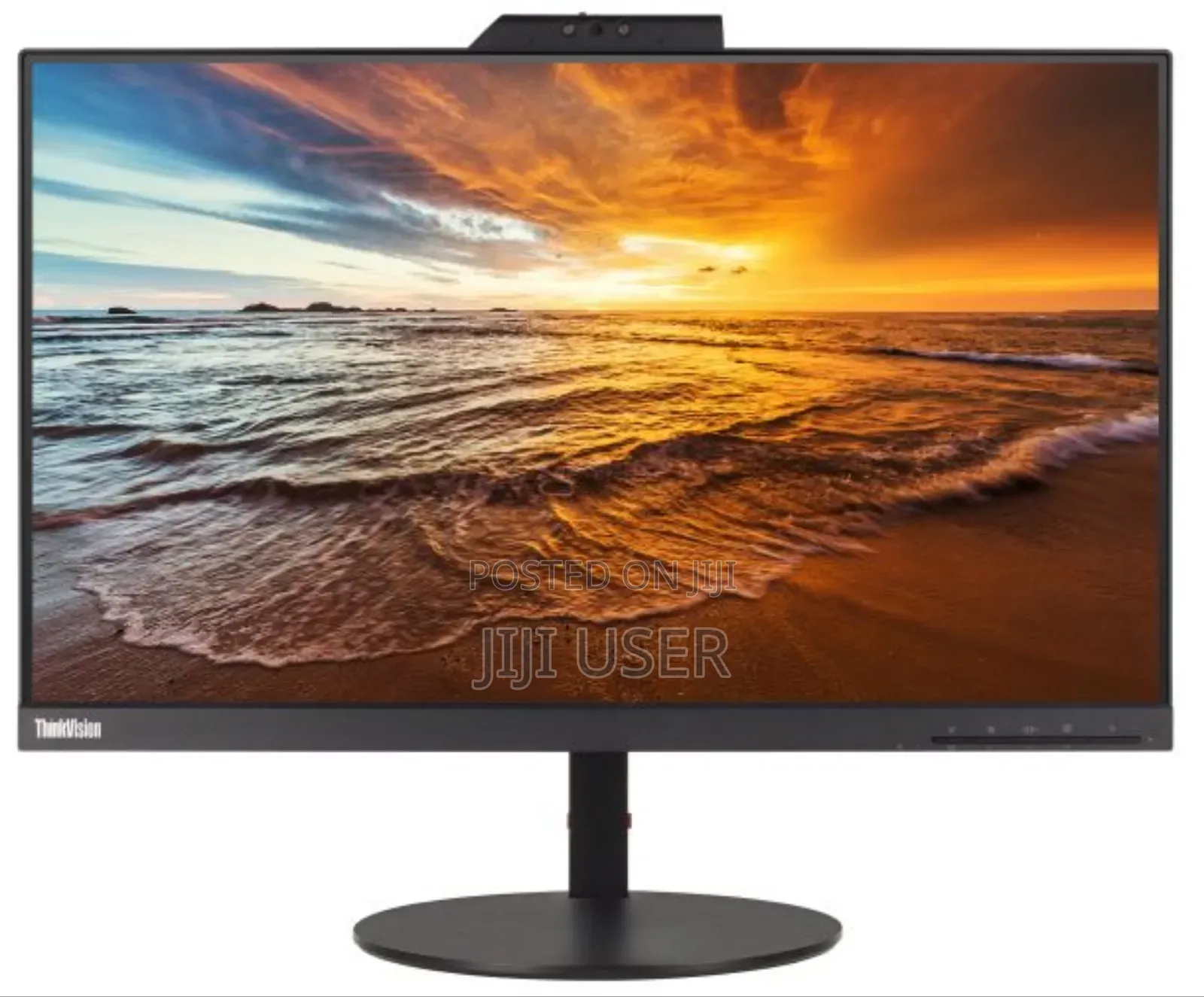 24inchs Lenovo FHD Ips Edgeless Monitor With Webcam