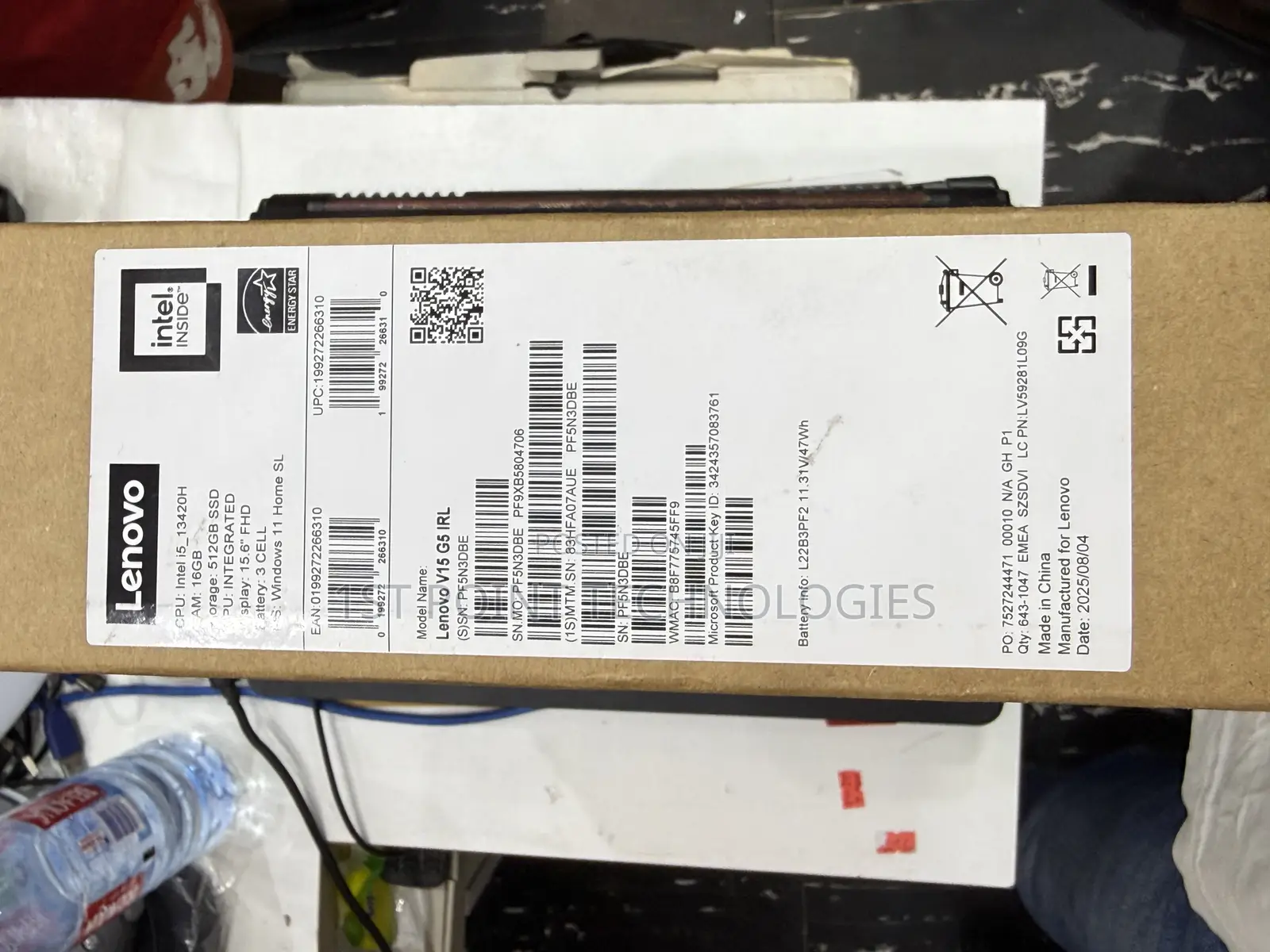 New Laptop Lenovo V15 16GB Intel Core i5 SSD 512GB