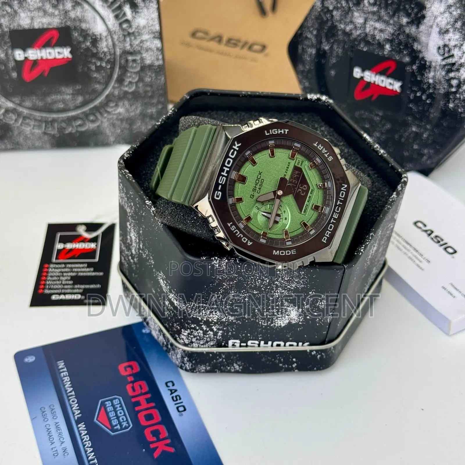 Casio G-Shock Gm-2100mwg-1a Milky Way Galaxy Edition Watch