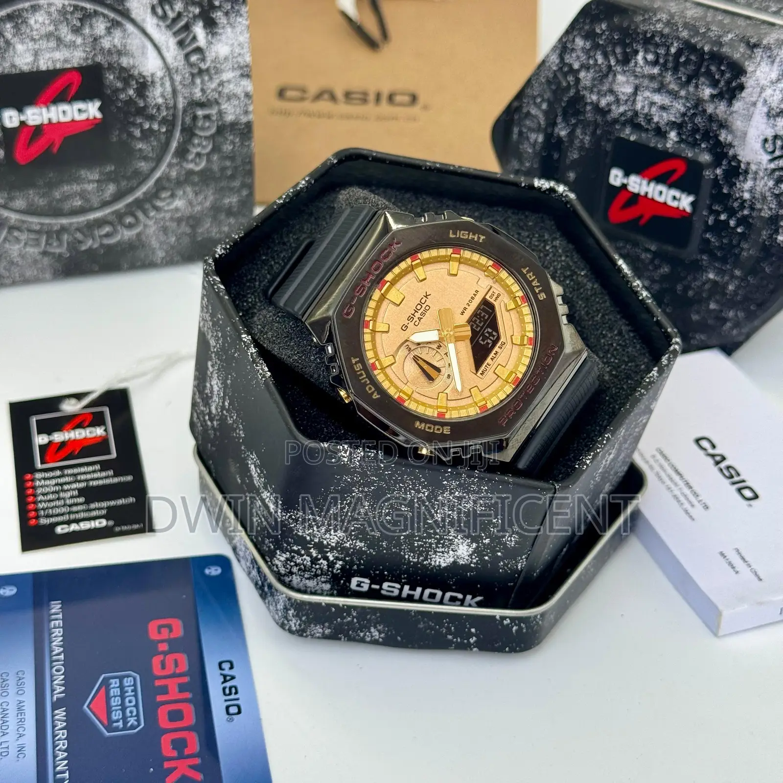 Casio G-Shock Gm-2100mwg-1a Milky Way Galaxy Edition Watch