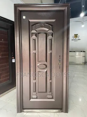 Brown Metallic Door Single
