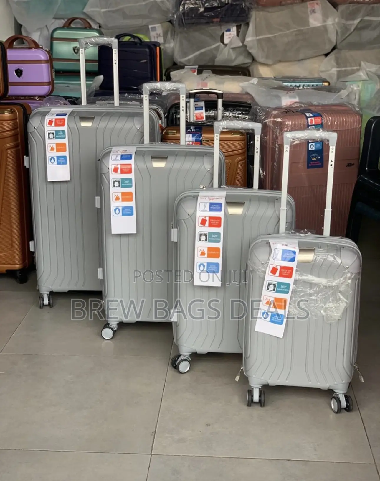 Quality 4set Ak Anti-Crack Unbreakable Traveling Bag.