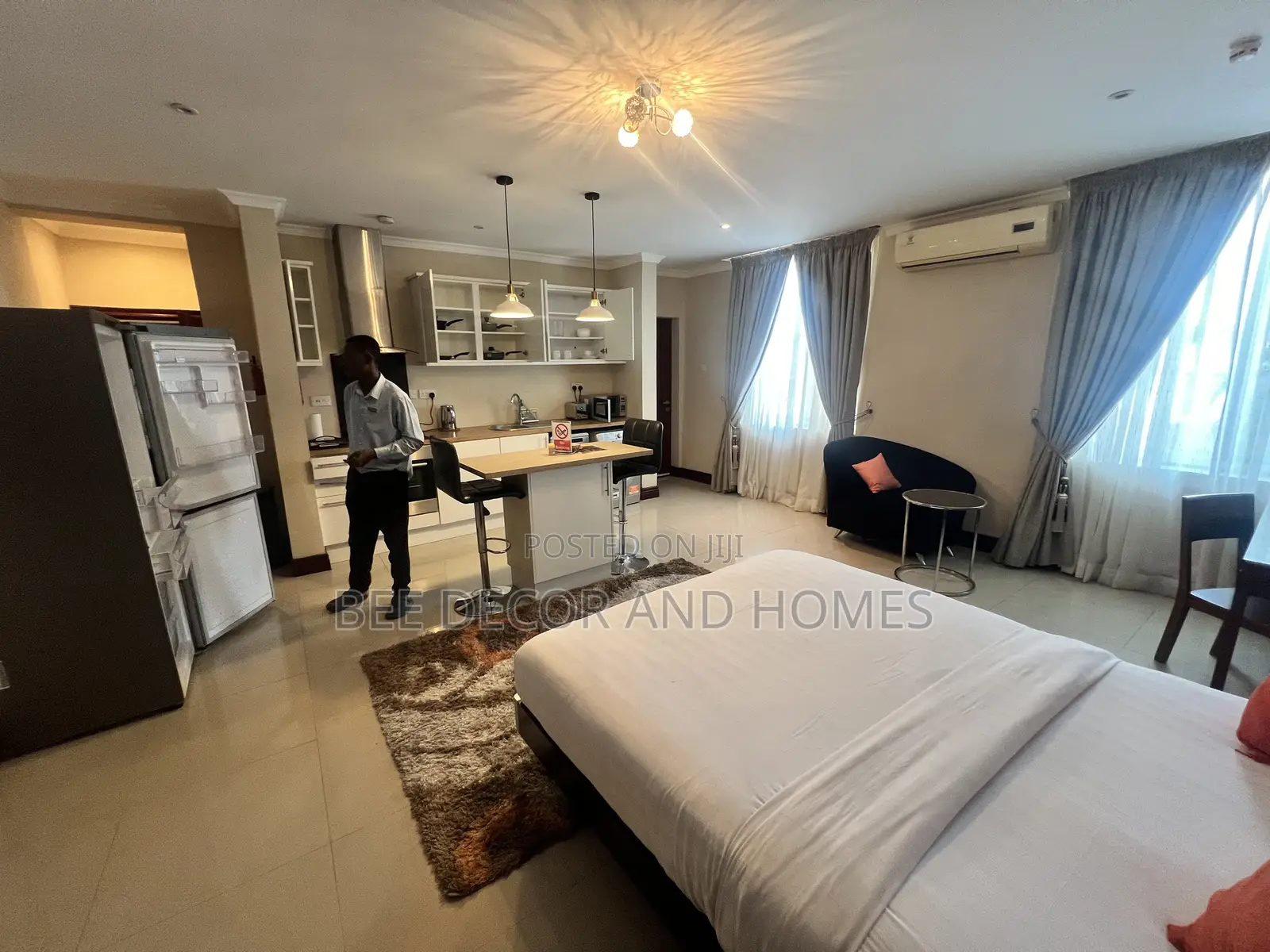 Furnished Studio Apartment in Bee Decor & Homes, West Legon for rent