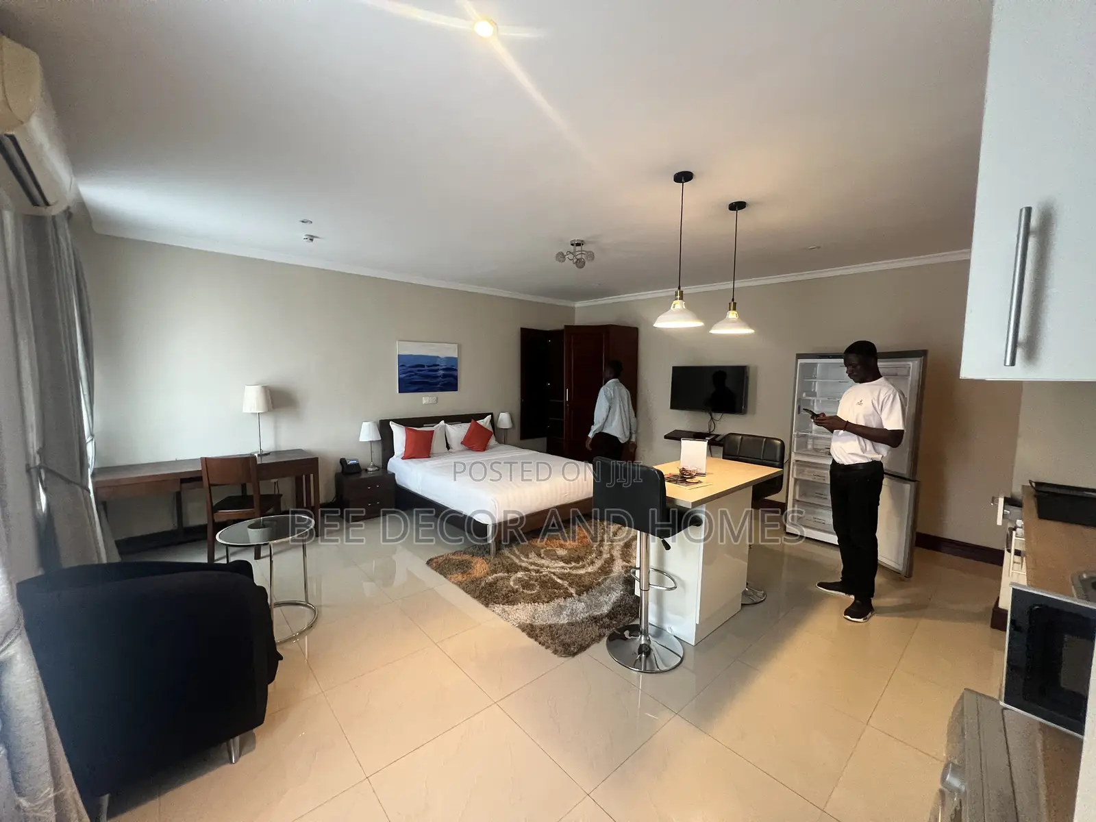 Furnished Studio Apartment in Bee Decor & Homes, West Legon for rent