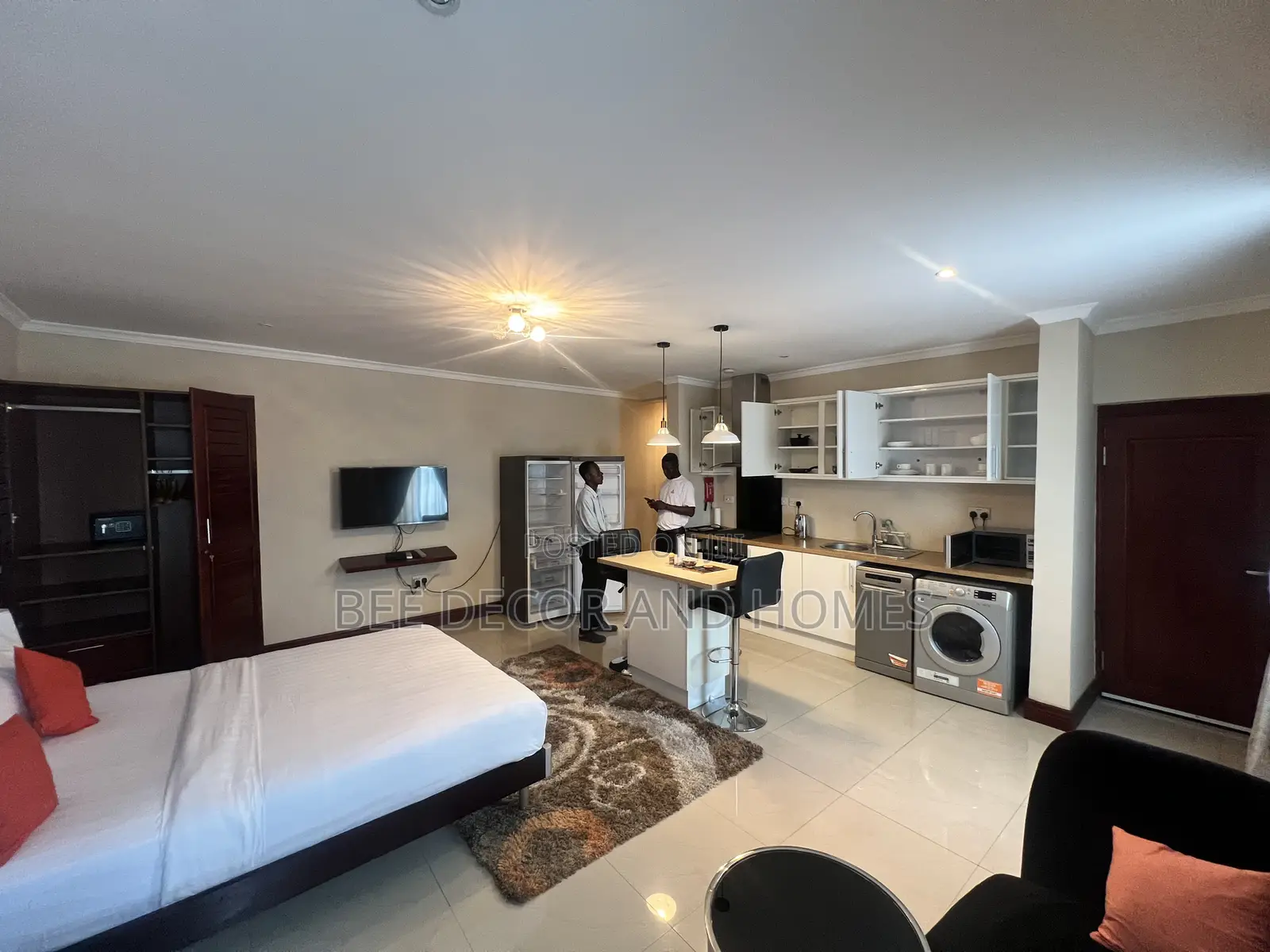 Furnished Studio Apartment in Bee Decor & Homes, West Legon for rent
