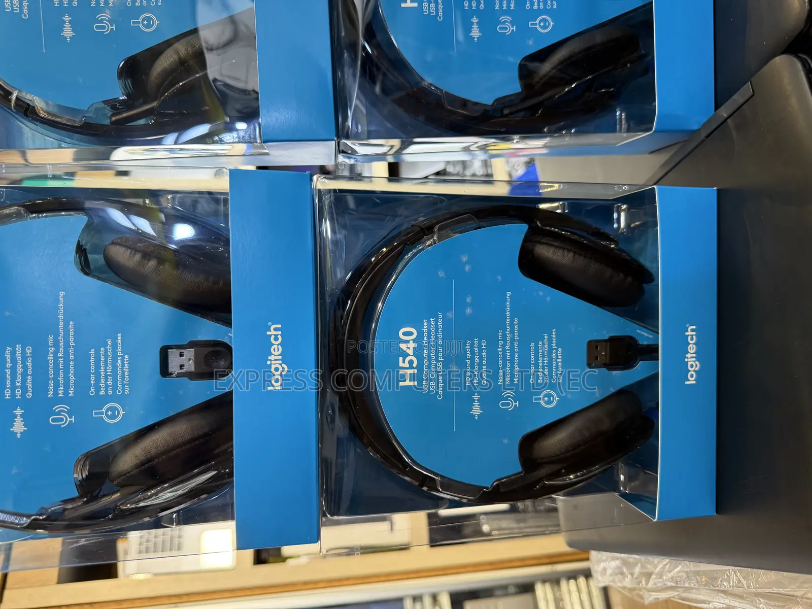 Logitech High-Performance Usb Headset H540 for Windows and Mac, Skype